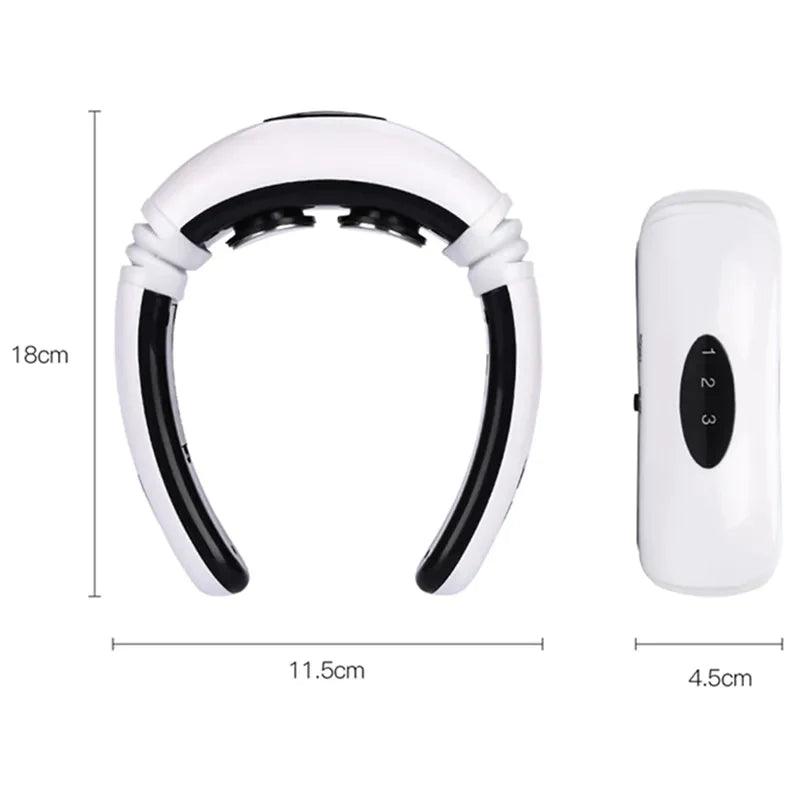 Electric Cervical Pulse Neck Massager with Magnetic Therapy for Muscle Relaxation Alteris