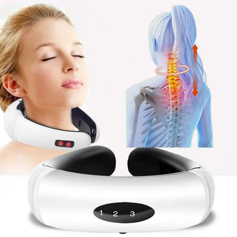 Electric Cervical Pulse Neck Massager with Magnetic Therapy for Muscle Relaxation Alteris