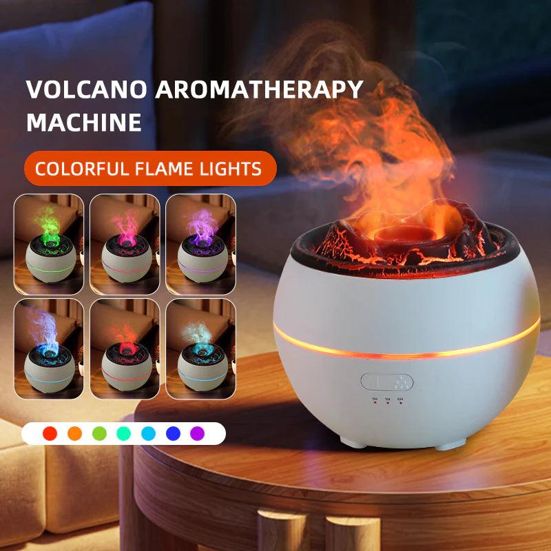Flame Aroma Diffuser and Aromatherapy Humidifier for Home or Desk Alteris