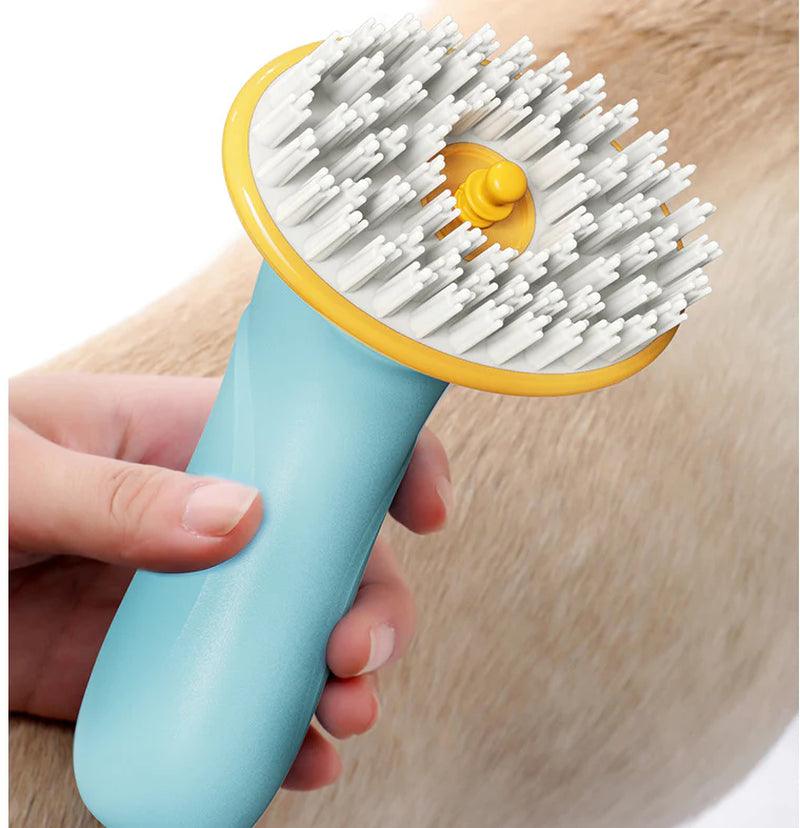 Handheld Pet Bath Brush for Shower and Grooming Hair Cleaning Alteris