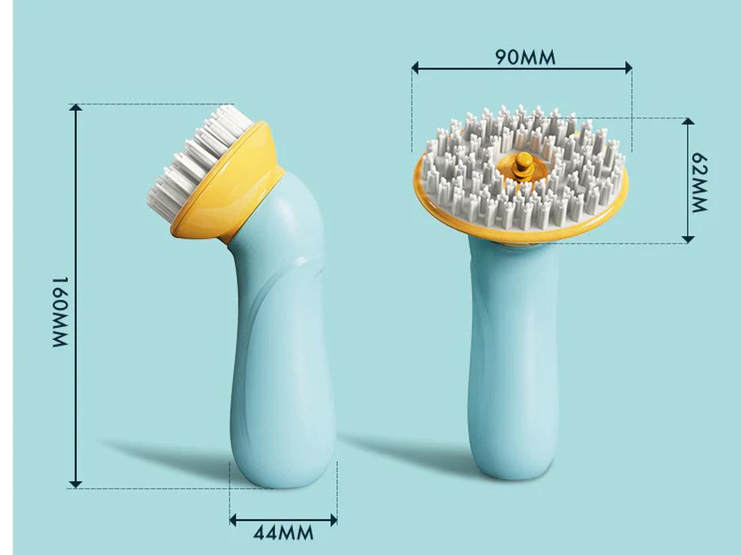 Handheld Pet Bath Brush for Shower and Grooming Hair Cleaning Alteris