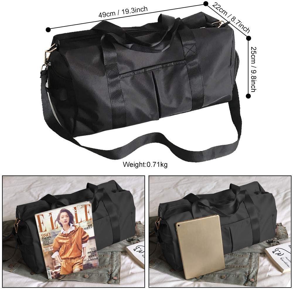 Large Gym Duffle Bag with Dry Wet Separation and Extra Drawstring Backpack Alteris