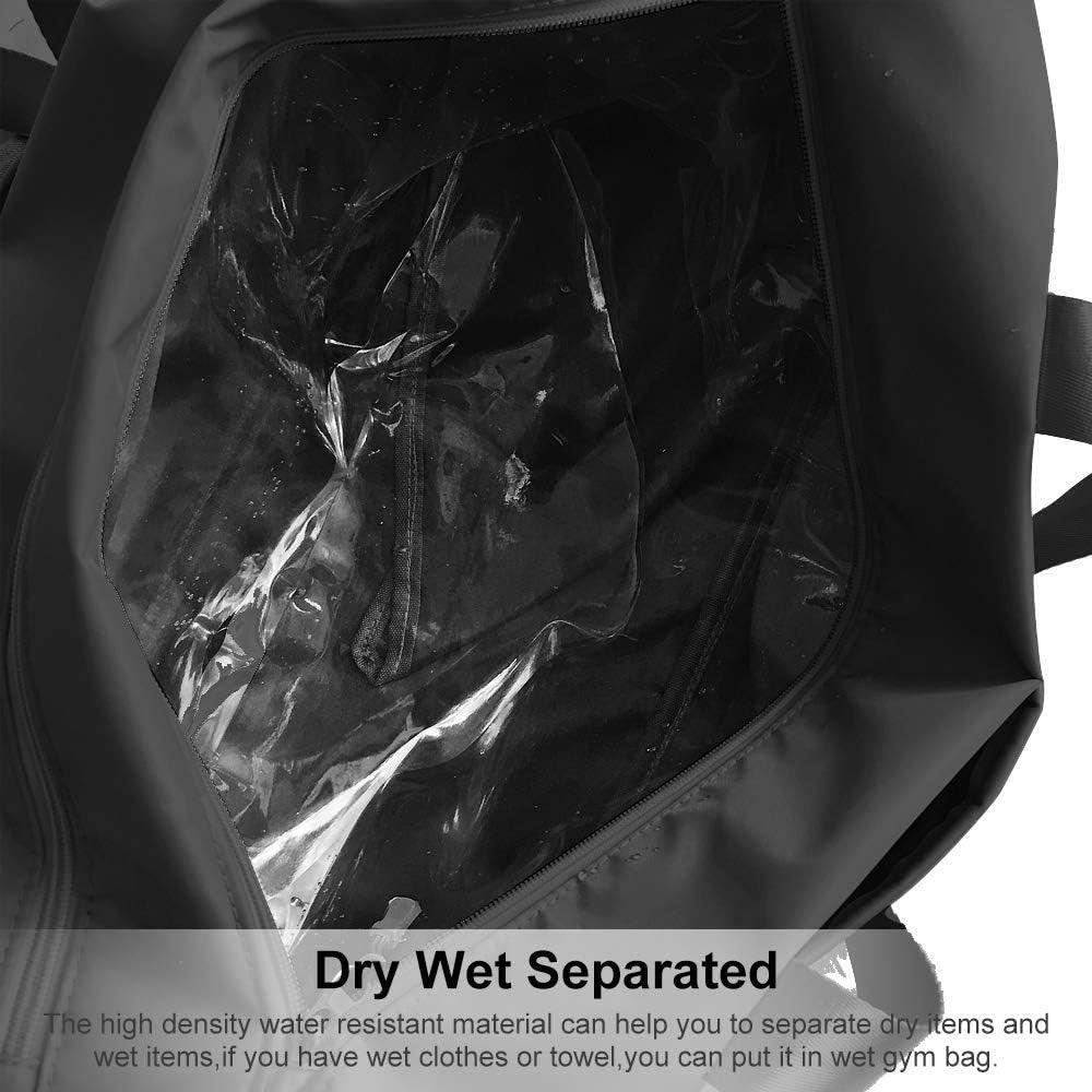 Large Gym Duffle Bag with Dry Wet Separation and Extra Drawstring Backpack Alteris