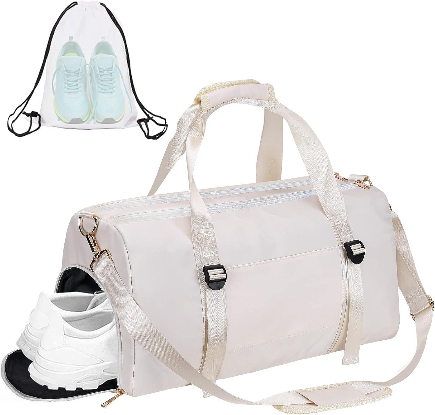 Large Gym Duffle Bag with Dry Wet Separation and Extra Drawstring Backpack Alteris