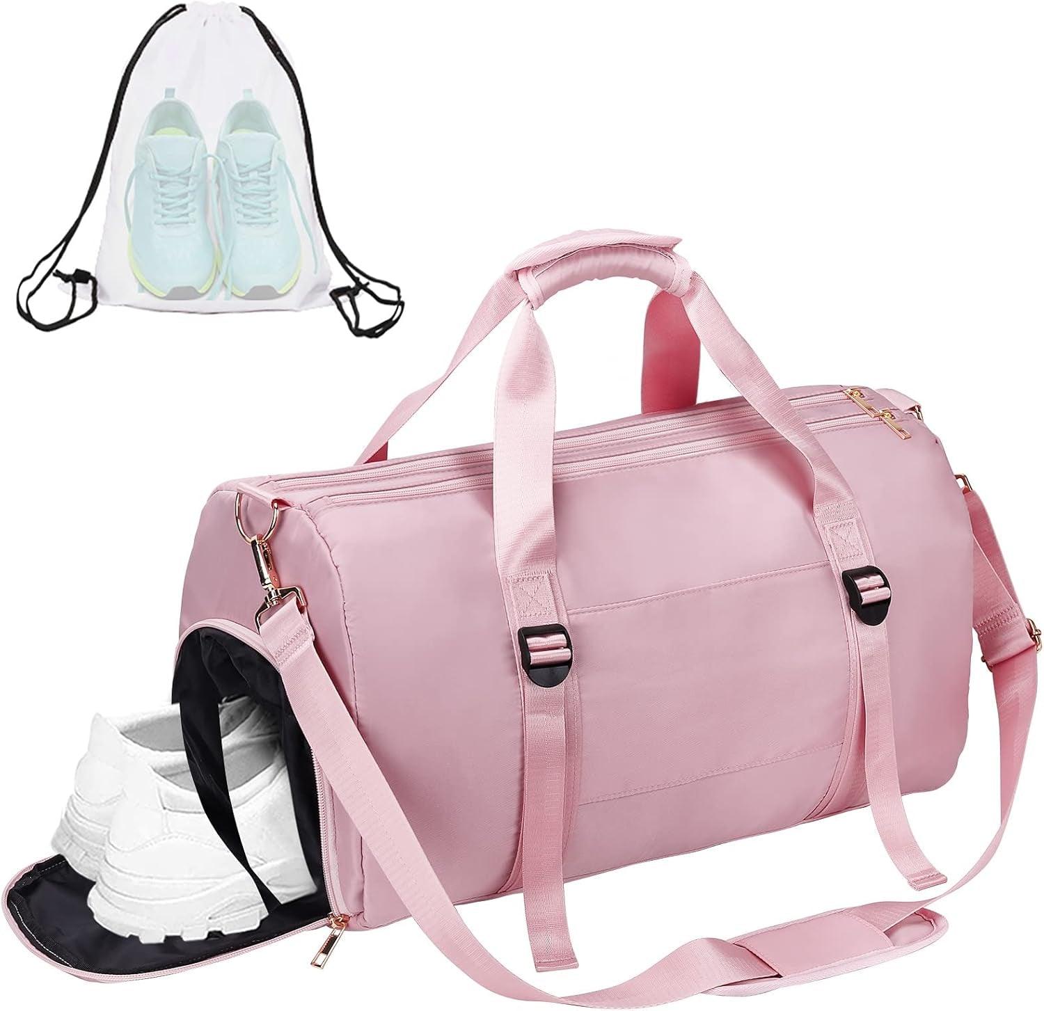 Large Gym Duffle Bag with Dry Wet Separation and Extra Drawstring Backpack Alteris