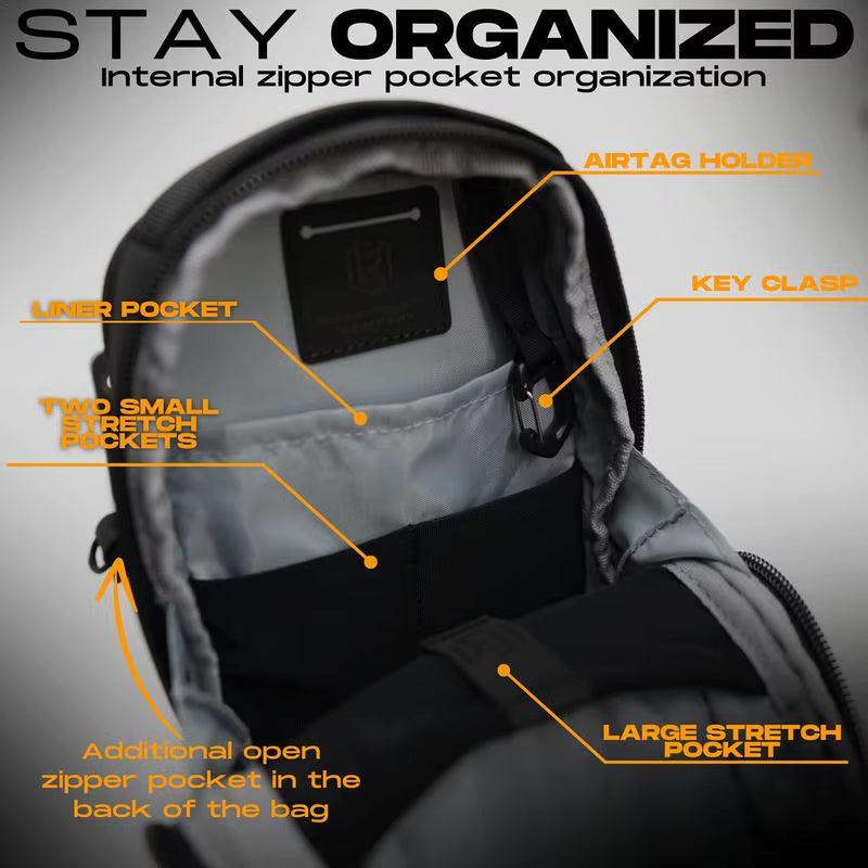 Magnetic Gym Phone Sling Bag for Men and Women with Crossbody Pouch Alteris