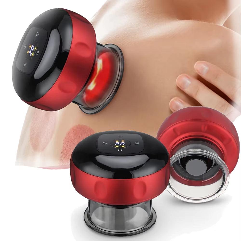 Smart Electric Vacuum Cupping Device with Heating and Suction for Fatigue Relief Alteris