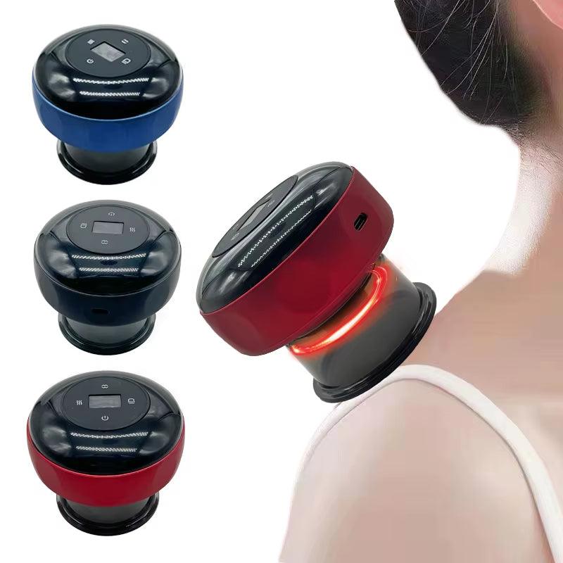 Smart Electric Vacuum Cupping and Body Scraping Massager for Fatigue Relief Alteris