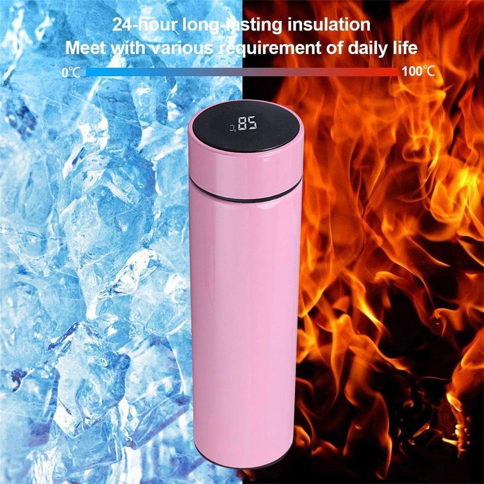 Smart Stainless Steel LED Temperature Bottle Tea Infuser Leak-Proof BPA-Free Alteris