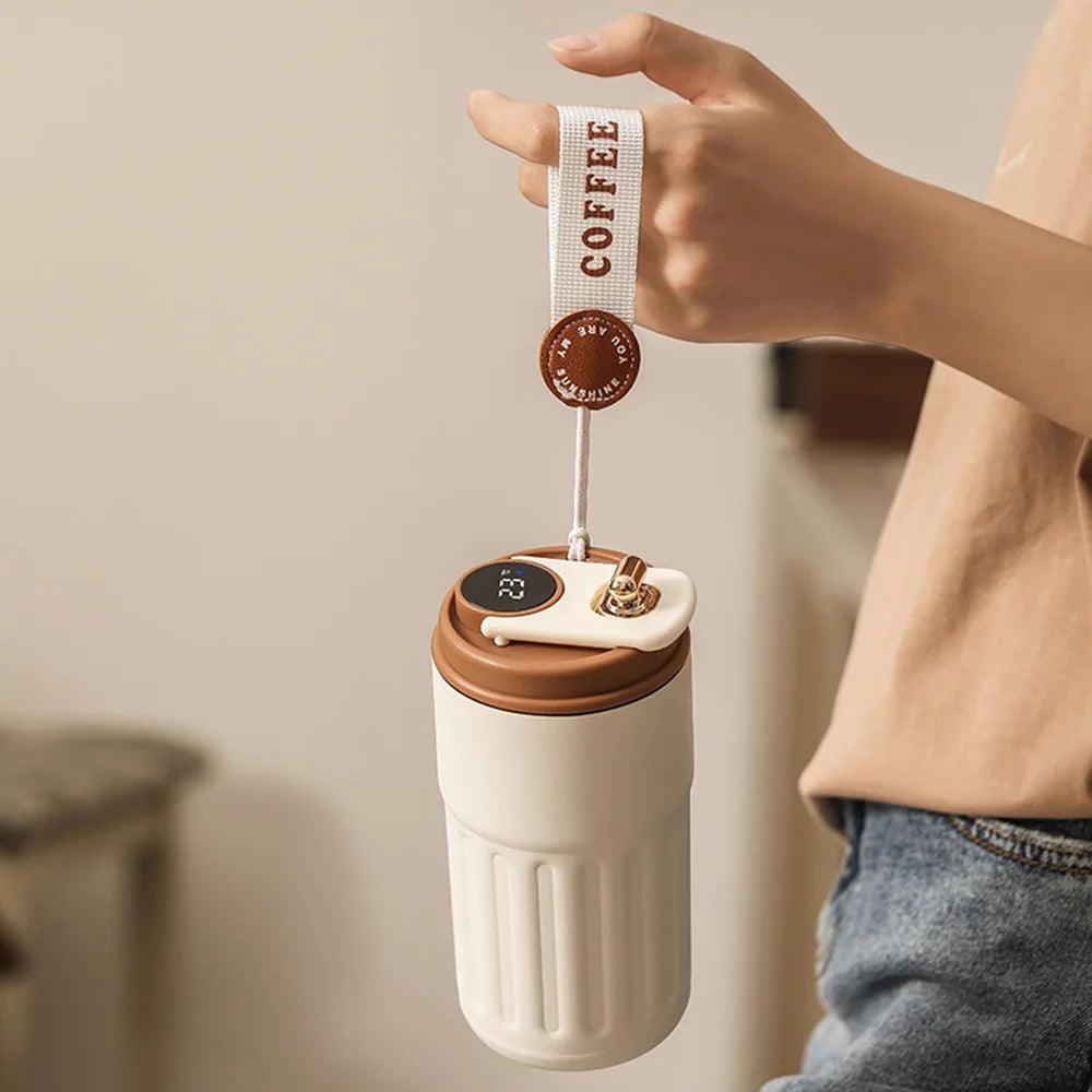 Smart Thermos Bottle with LED Temperature Display Coffee Cup Alteris