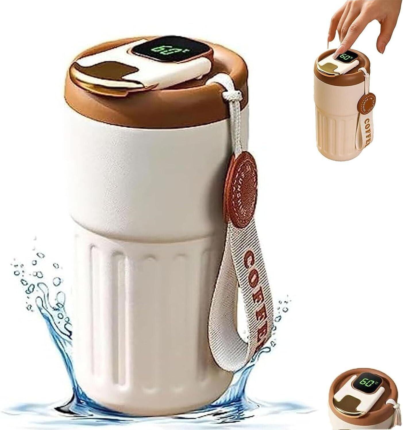 Smart Thermos Bottle with Temperature Display, 316 Stainless Steel Alteris