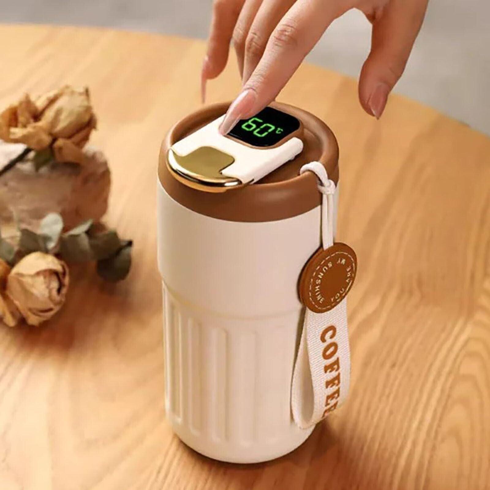 Smart Thermos Bottle with Temperature Display, 316 Stainless Steel Alteris