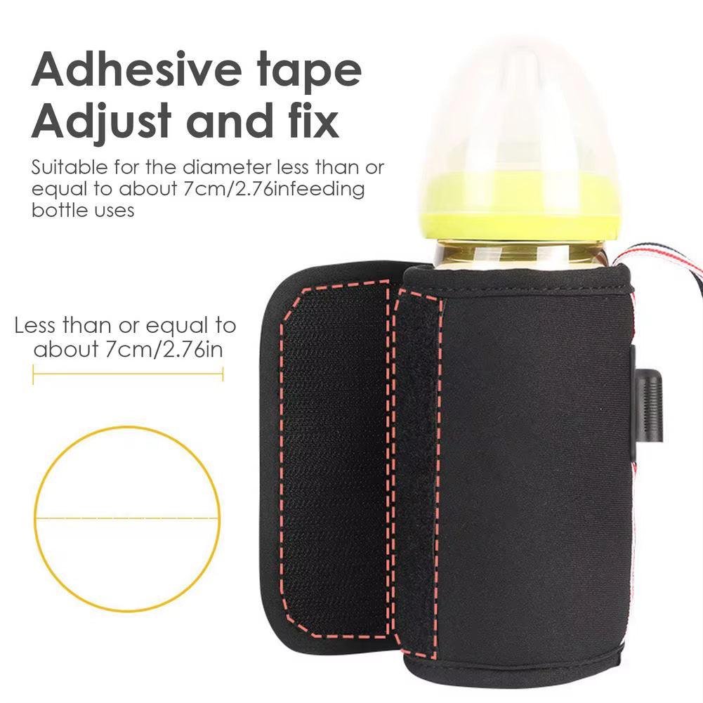 Smart USB Baby Bottle Warmer with Adjustable Temperature for Travel Alteris