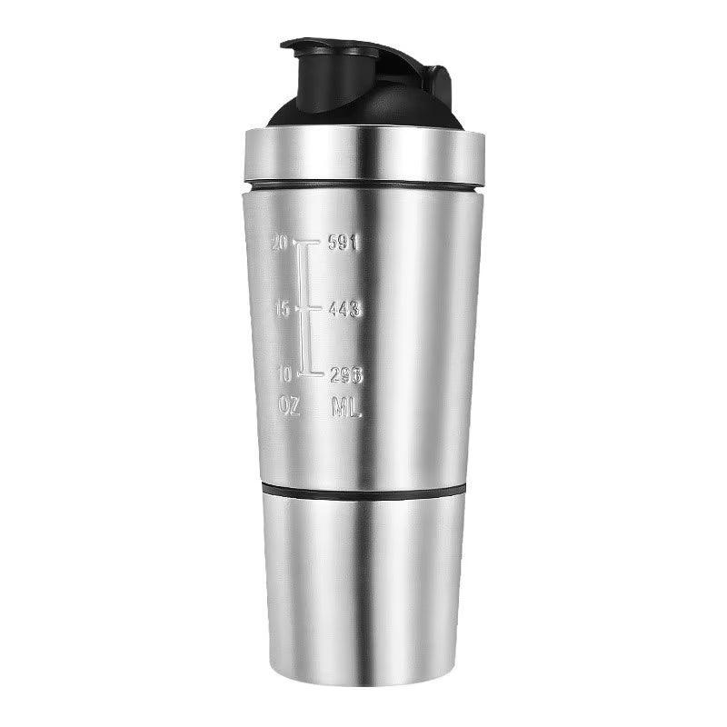 Stainless Steel Protein Shaker Cup for Fitness and Sports Nutrition Alteris