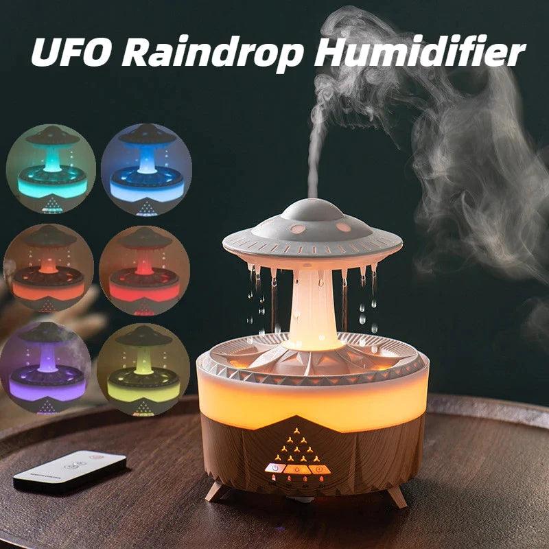 UFO Raindrop USB Humidifier and Aroma Diffuser with Essential Oils Alteris