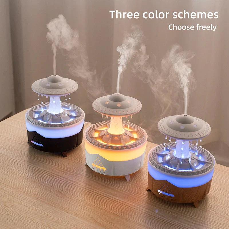 UFO Raindrop USB Humidifier and Aroma Diffuser with Essential Oils Alteris
