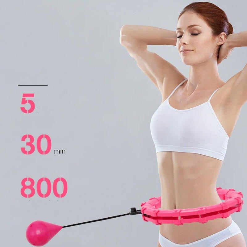 Adjustable Detachable Fitness Ring for Waist Slimming and Home Training - Alteris