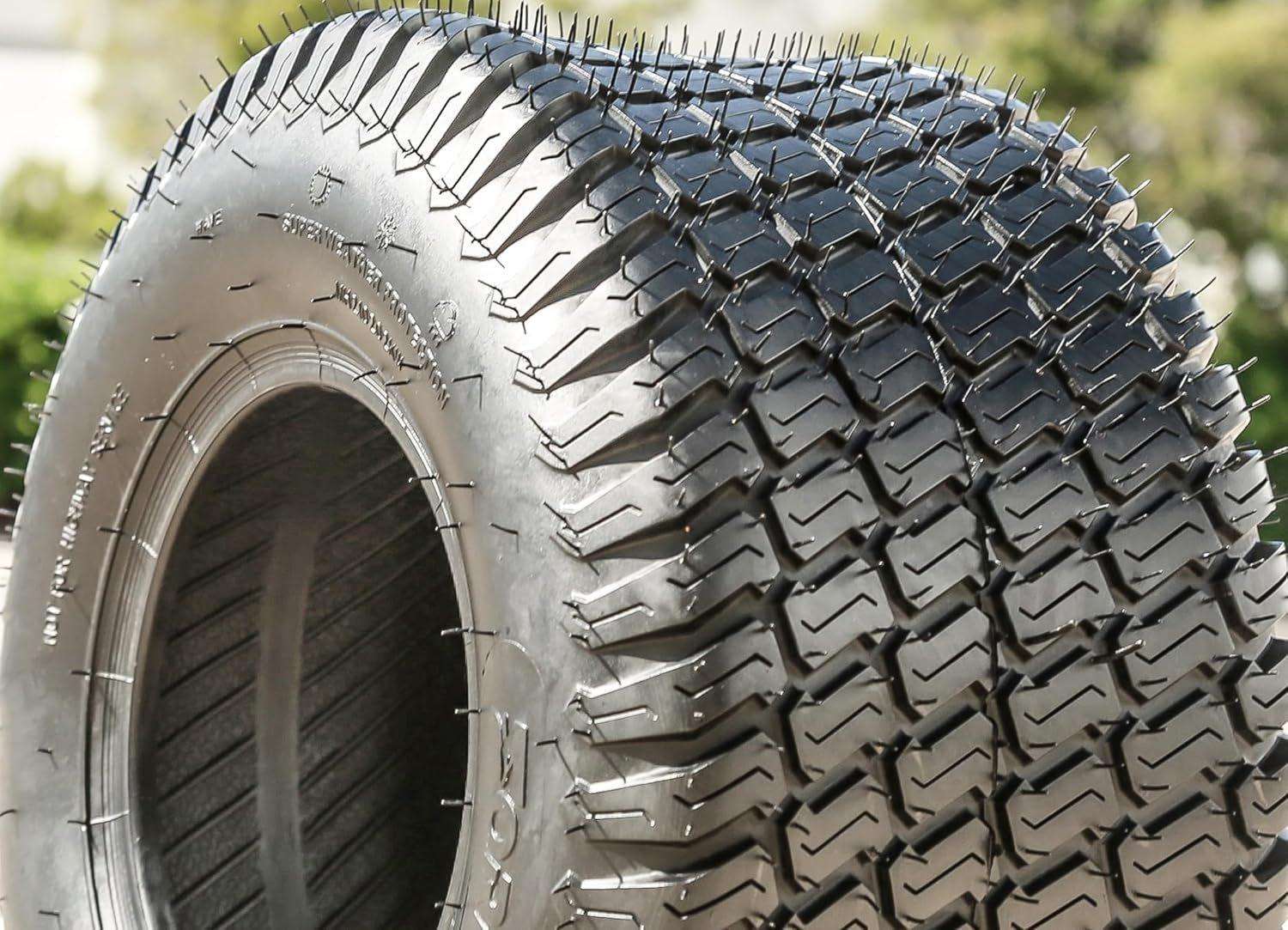 All - Season Lawn Mower and Garden Tractor Tire 23x10.5 - 12 4 - Ply Black Sidewall - Alteris