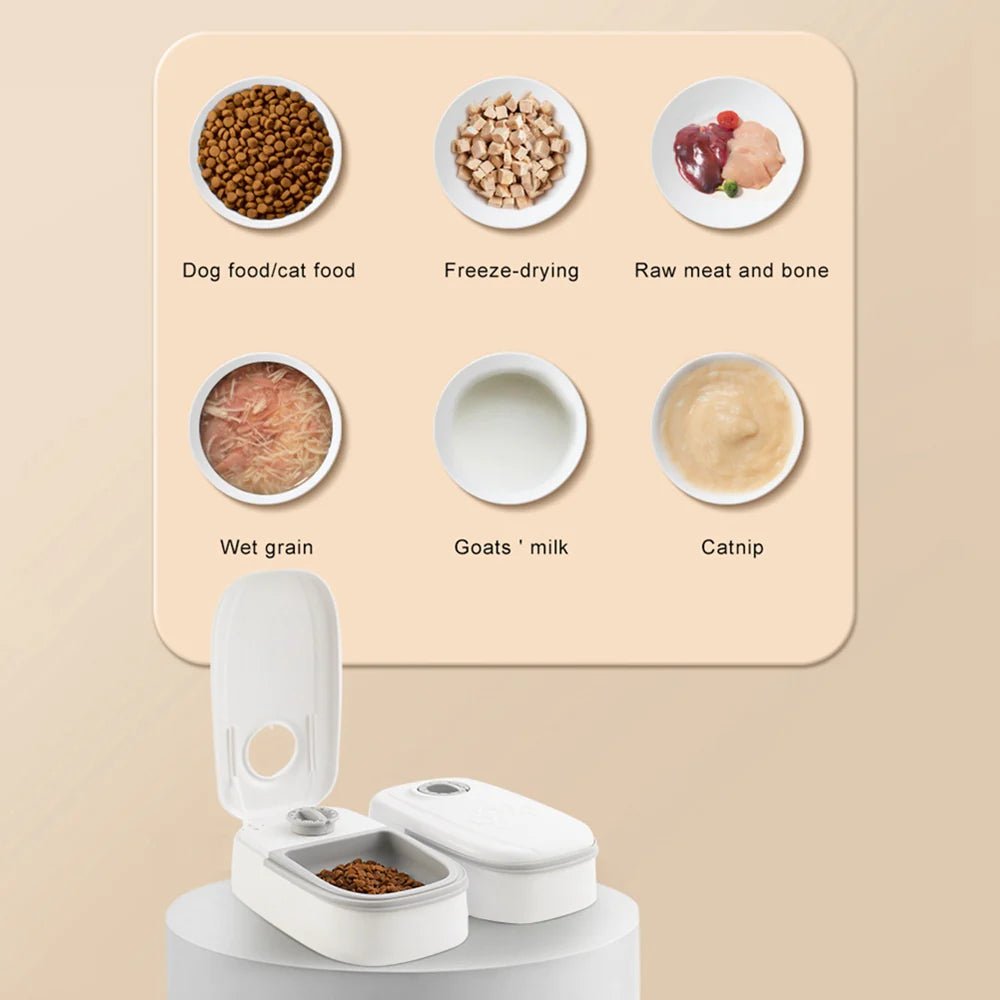 Smart Automatic Pet Feeder with Timer & Stainless Steel Bowl Alteris