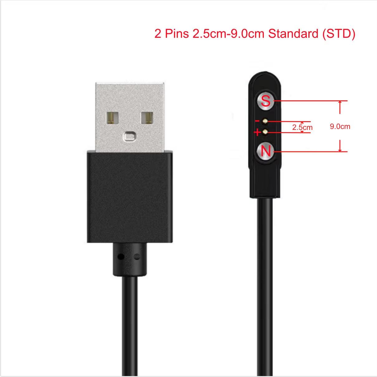 Magnetic USB Dock Charger for Smartwatch and Beauty Devices with Power Adapter Alteris