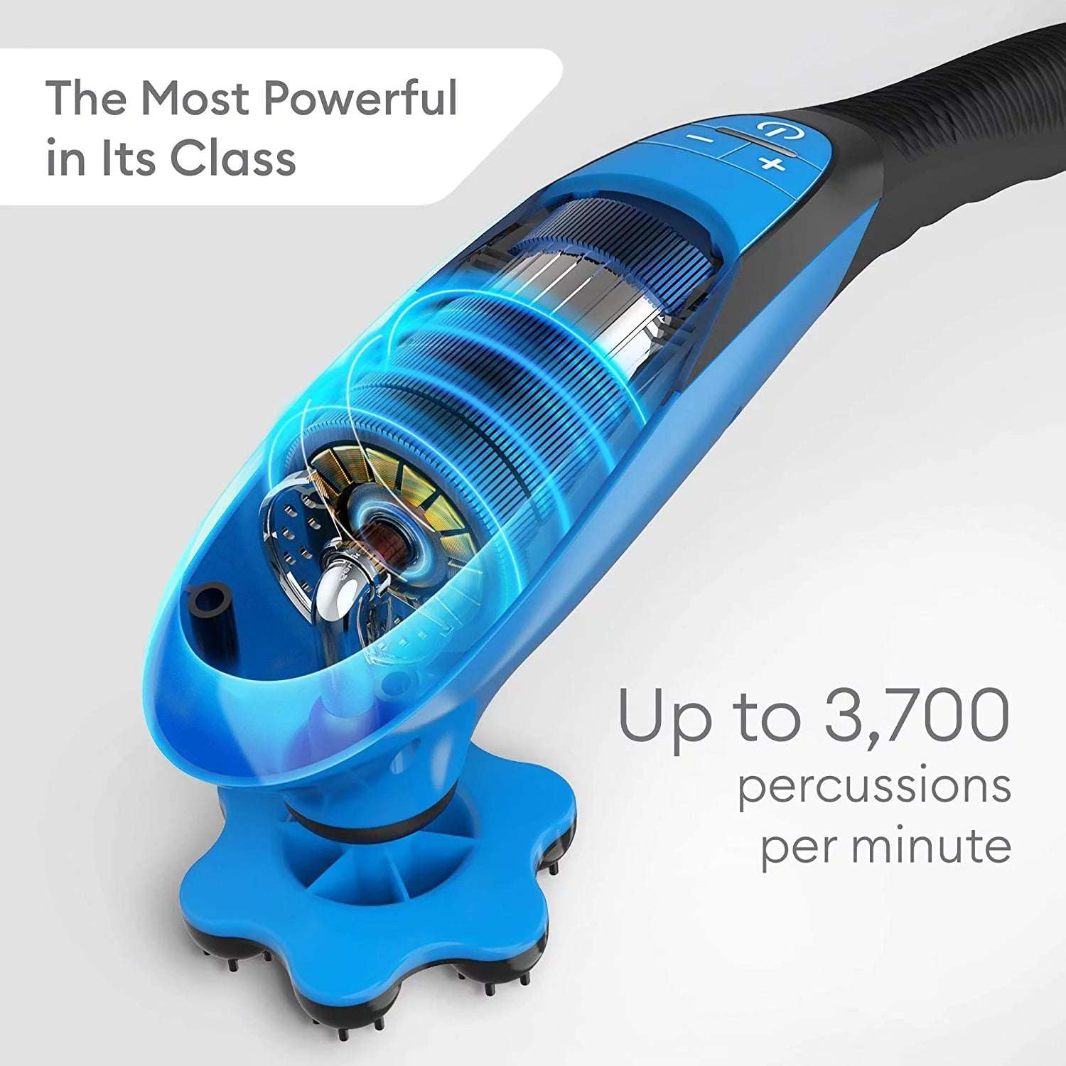 Cordless Deep Tissue Handheld Massager for Neck Back and Body Pain Relief - Alteris