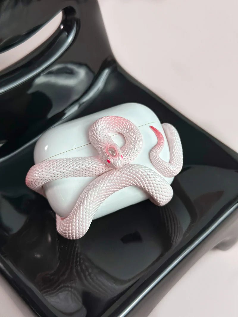 Creative Horrible Snake Wireless Earphone Case Headset Protective Case Silicone Case Earphone Case Cover Early Halloween Alteris