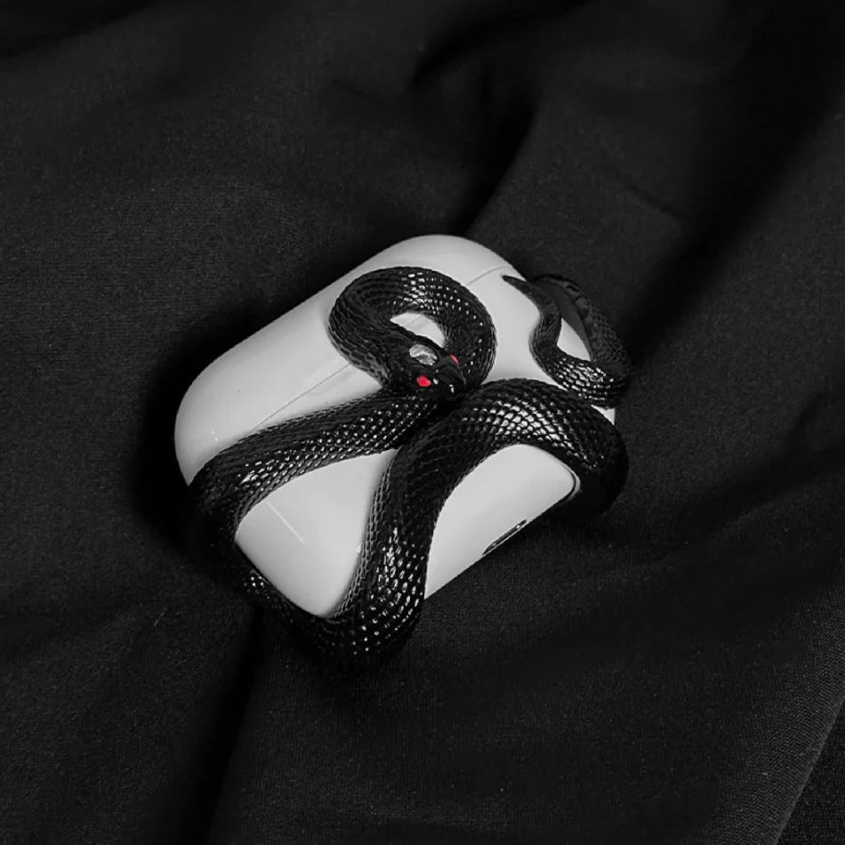 Creative Horrible Snake Wireless Earphone Case Headset Protective Case Silicone Case Earphone Case Cover Early Halloween Alteris