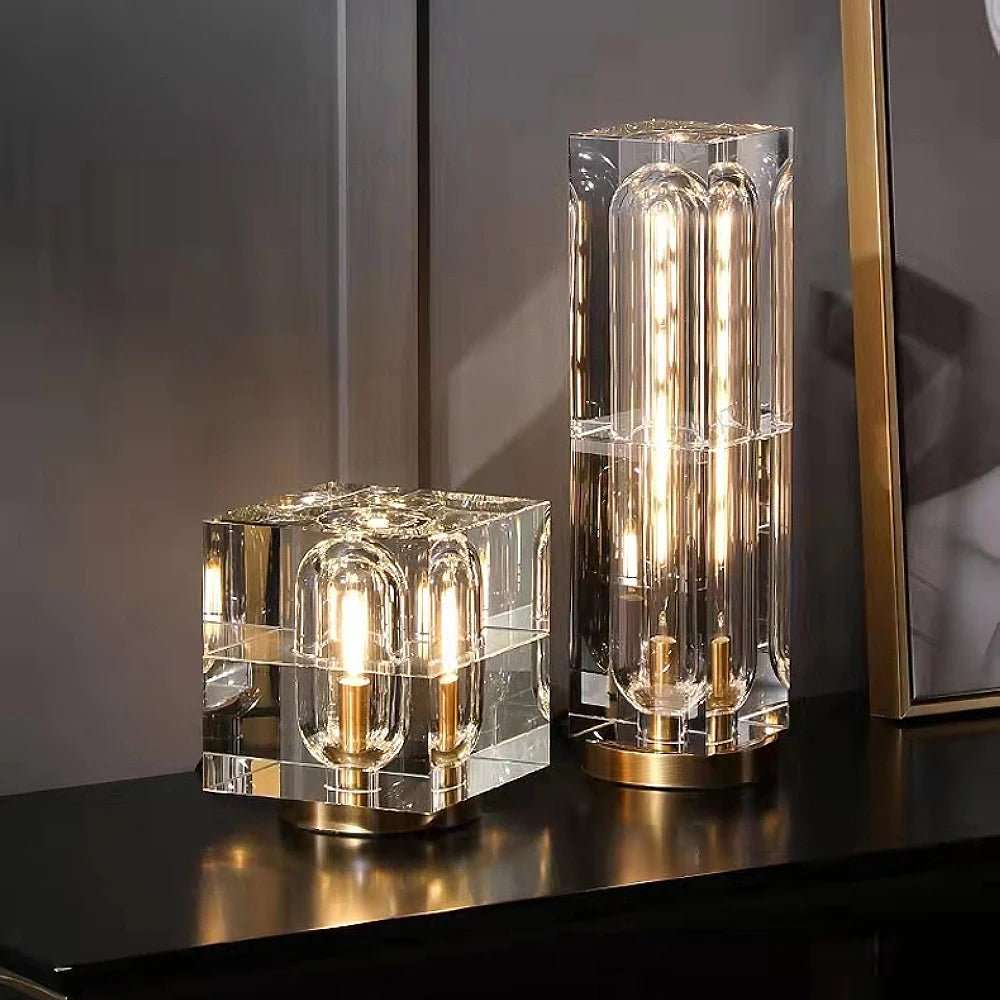 Crystal Bedside Table Lamp - Alteris