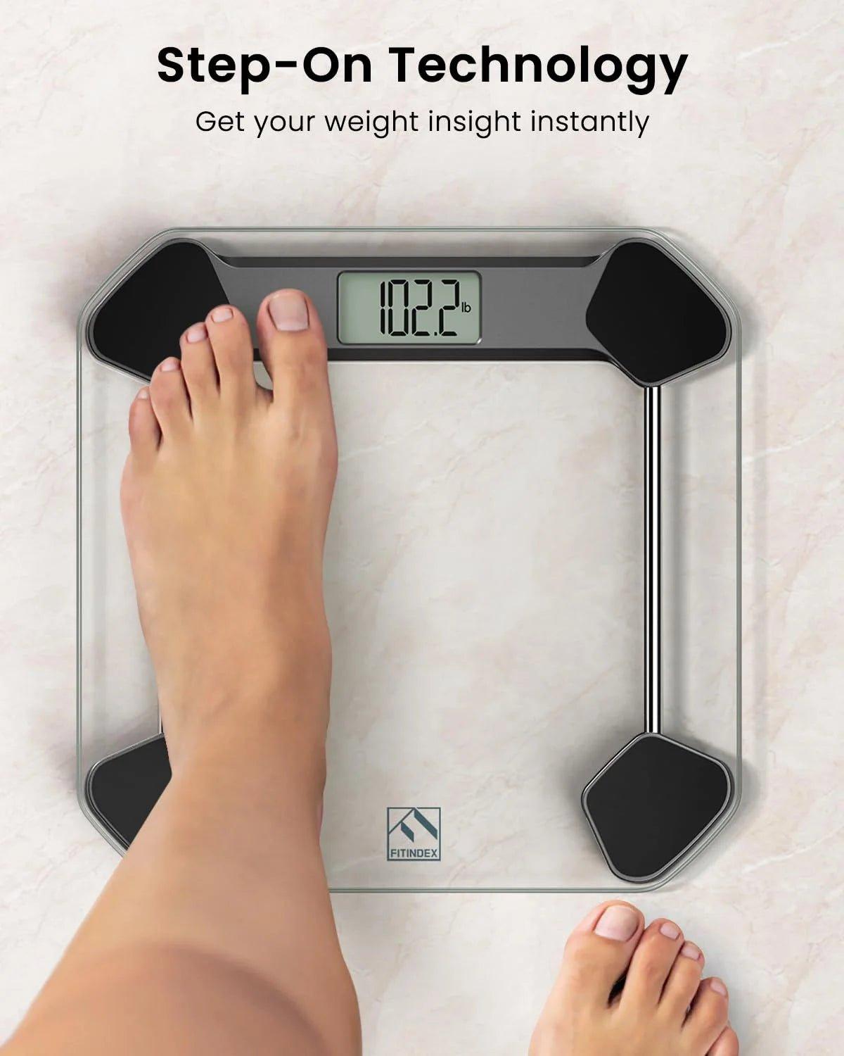 Digital Bathroom Scale with High Precision Sensors, 400 Lbs Capacity - Alteris