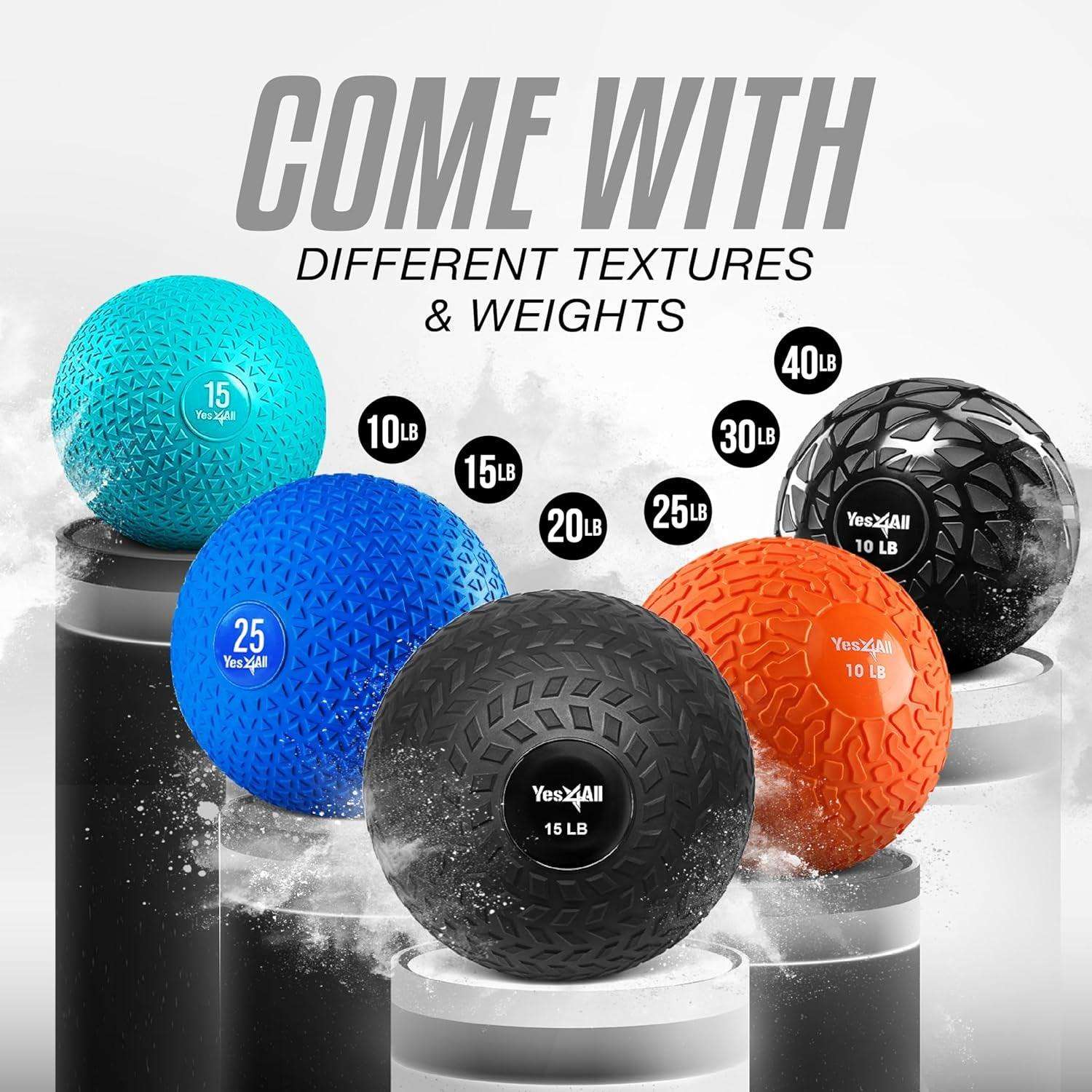 Durable PVC Slam Ball for Strength Training and Core Workouts - Alteris
