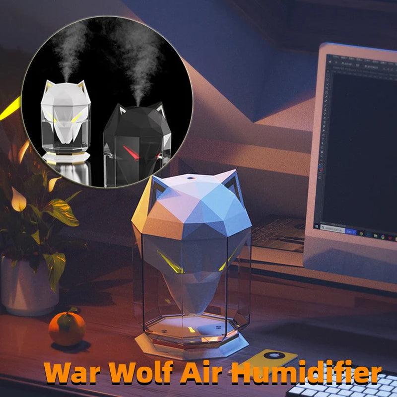 War Wolf Ultrasonic Air Humidifier and Diffuser with Colorful Lights Alteris