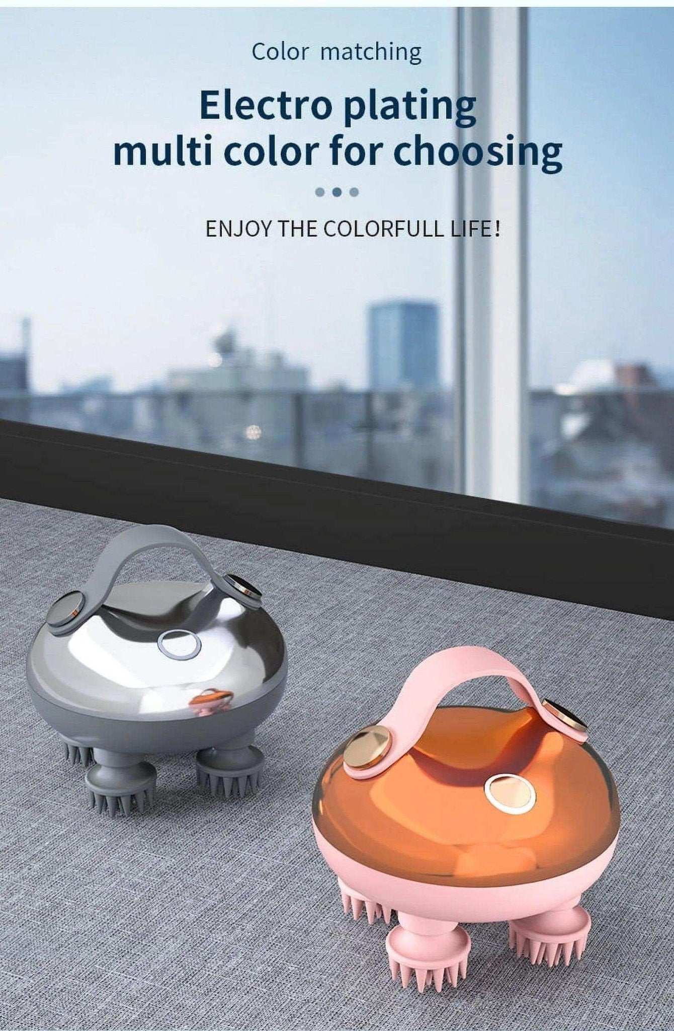 Electric Scalp Massager with 3 Speed Modes for Hair Growth and Relaxation - Alteris