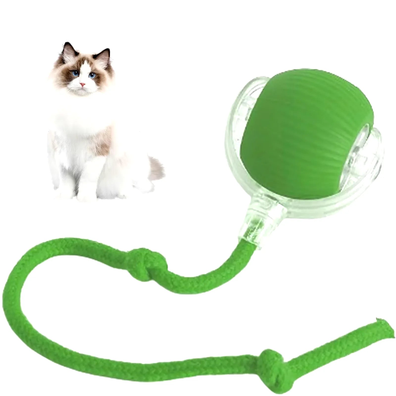 Interactive Rechargeable Rolling Ball Toy for Cats and Dogs Alteris