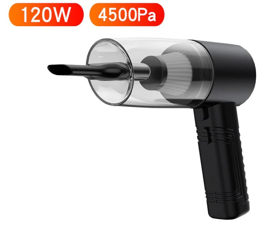 Powerful Mini Car Vacuum Cleaner Dual Purpose Design - Alteris