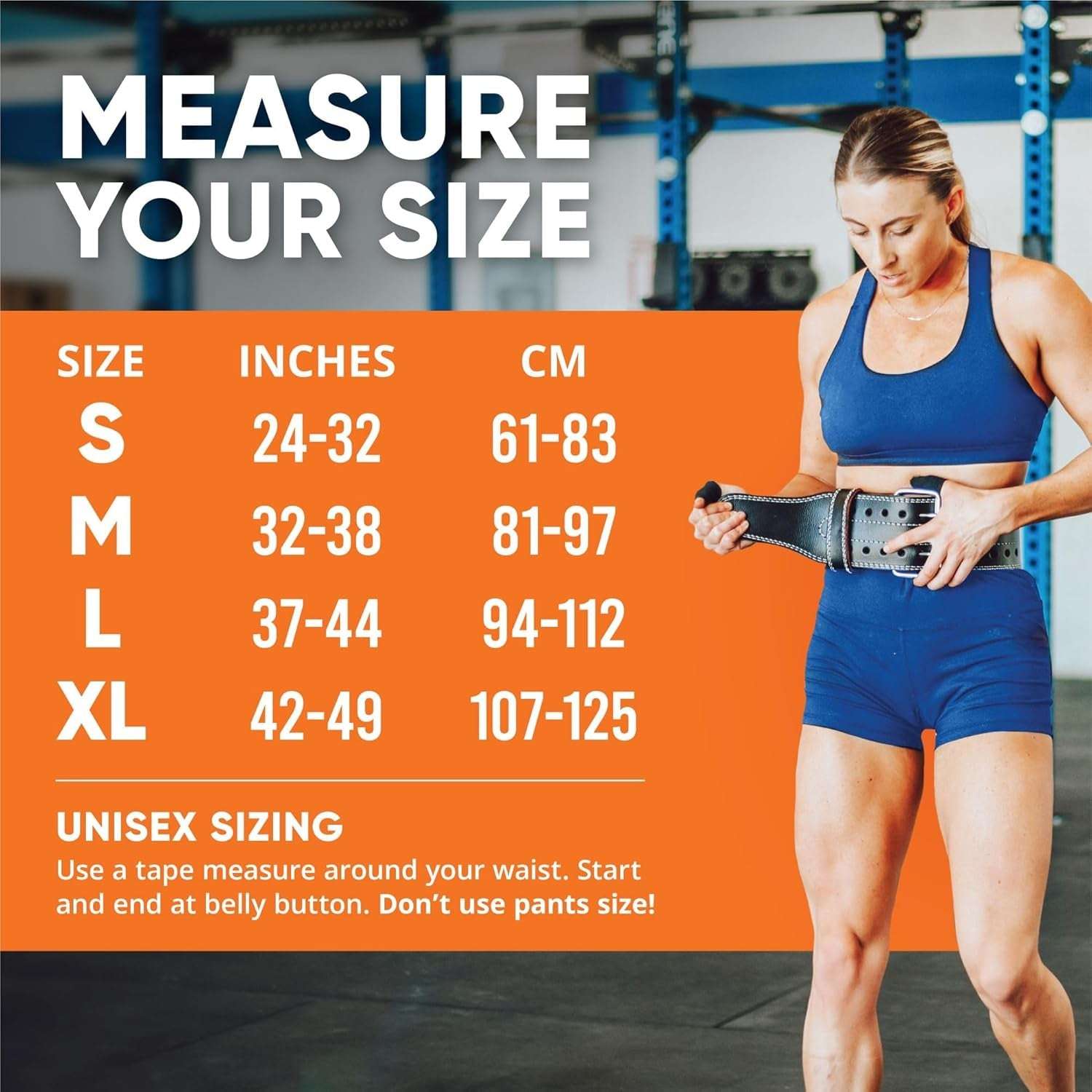 Premium Weight Lifting Belt for Back Support Squats and Powerlifting - Alteris