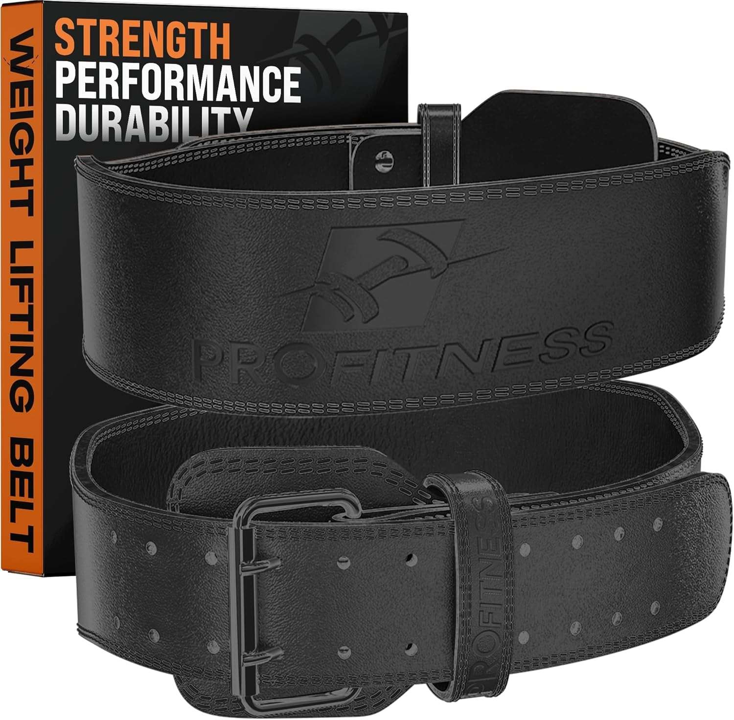 Premium Weight Lifting Belt for Back Support Squats and Powerlifting - Alteris