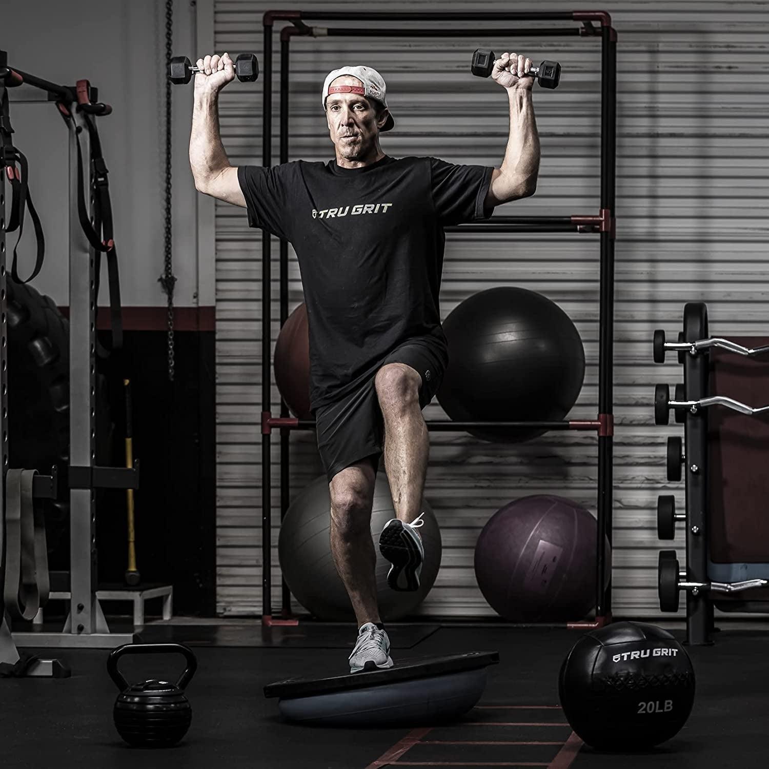 Rubber HEX Dumbbell Pair Free Weights in Multiple Sizes - Alteris