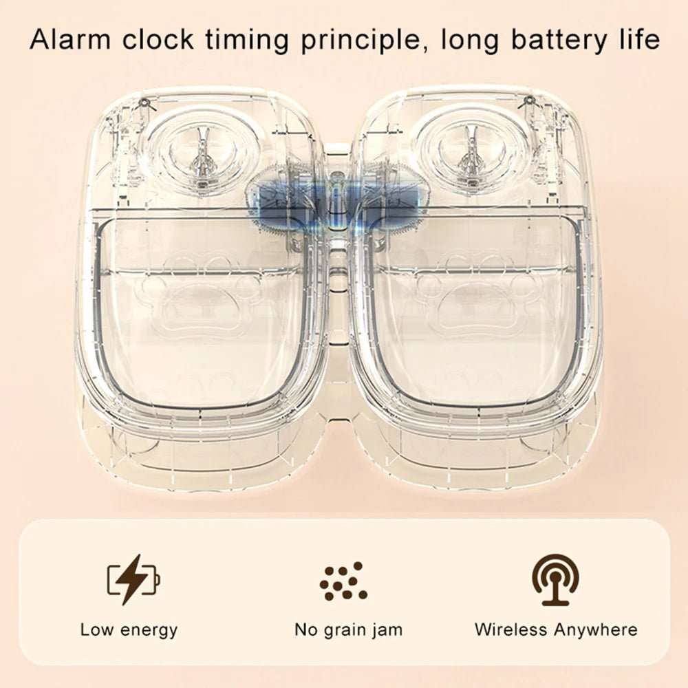 Smart Automatic Pet Feeder with Timer & Stainless Steel Bowl - Alteris