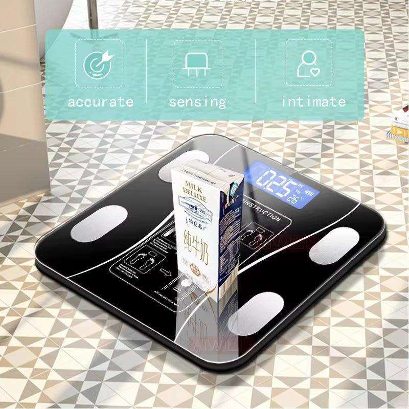 Smart Bluetooth Body Fat Scale with App Synchronization and Body Composition Analyzer - Alteris