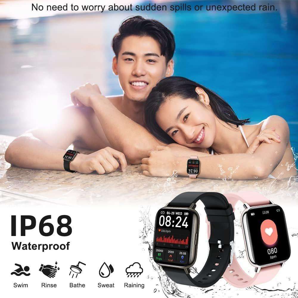 Smartwatch for Men and Women 1.69" HD Touch Screen Fitness Tracker - Alteris