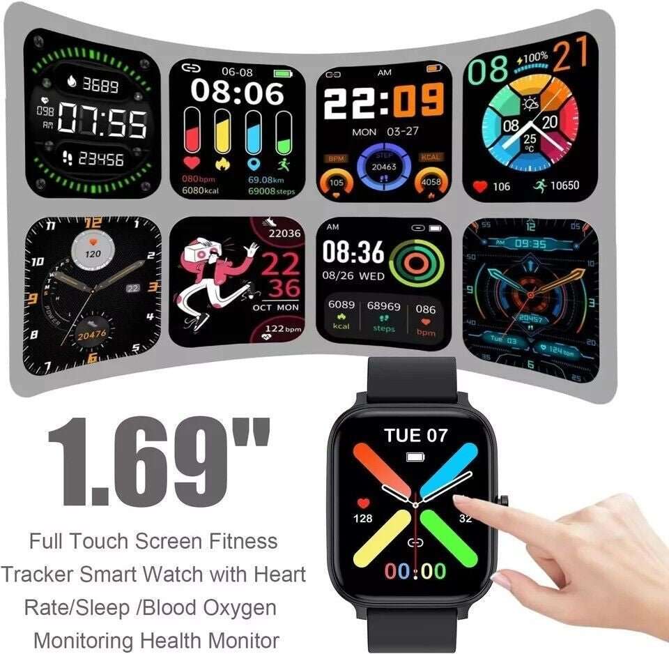 Smartwatch for Women and Men Compatible with iPhone and Android - Alteris