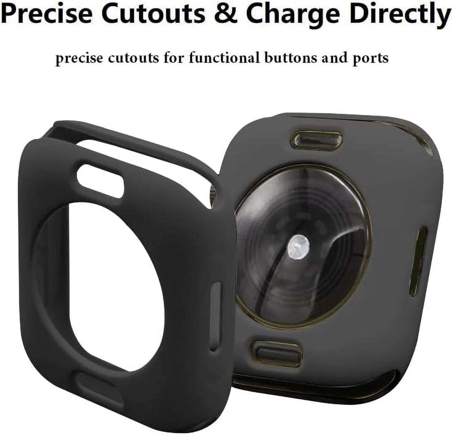 Ultra Thin Soft TPU Shockproof Case for Apple Watch Series 9 8 7 45mm - Alteris