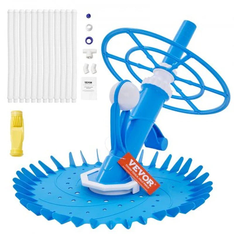 VEVOR Automatic Suction Pool Cleaner Low Noise with Side Climbing - Alteris