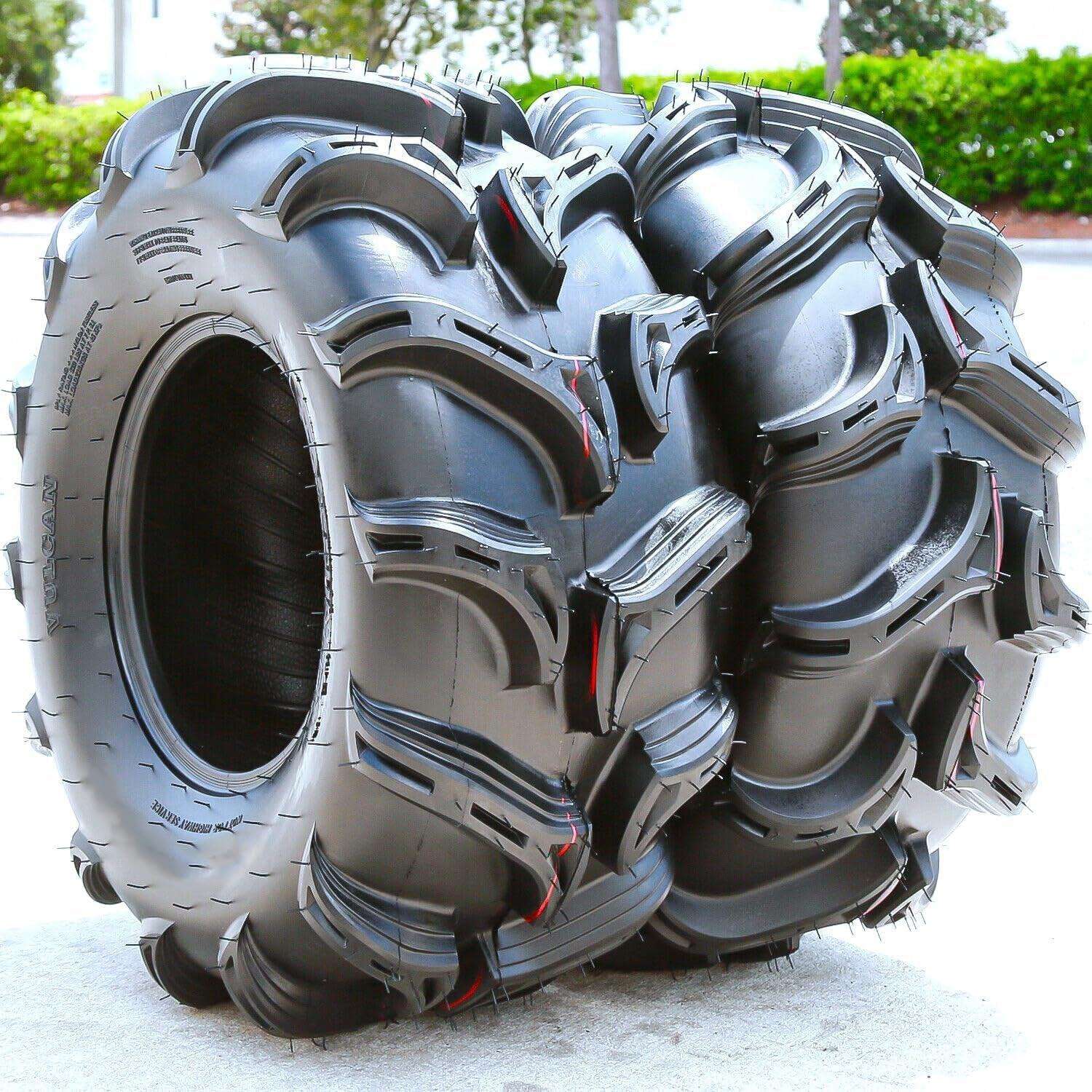 Vulcan M/T ATV UTV Mud Off - Road Tire - 28X11.00 - 14 28X11 - 14 28X11X14 58F Load Range 6 Ply BSW Black Side Wall - Alteris