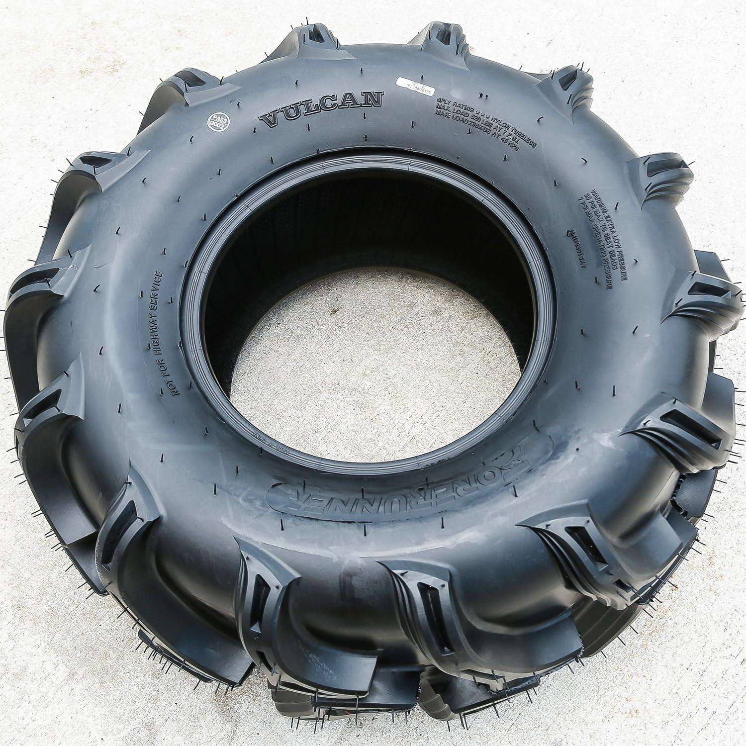 Vulcan M/T ATV UTV Mud Off - Road Tire - 28X11.00 - 14 28X11 - 14 28X11X14 58F Load Range 6 Ply BSW Black Side Wall - Alteris