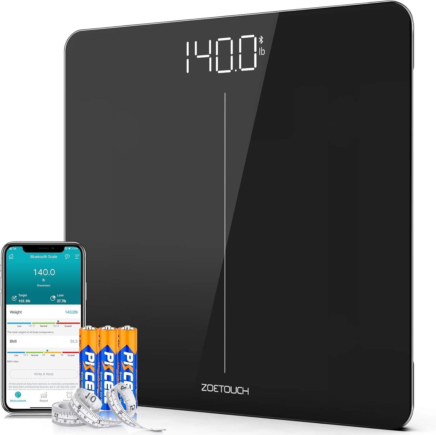 Bluetooth Smart Body Weight Scale with BMI Tracking Alteris